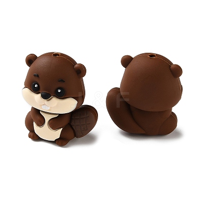 3D Animal Theme Silicone Beads SL-CBAD861-01-1