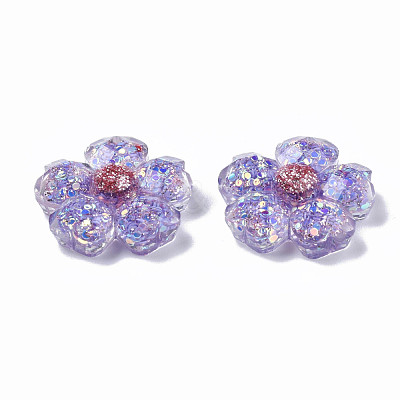Transparent Resin Cabochons CRES-N034-18B-1