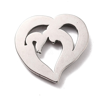 304 Stainless Steel Pendants Cabochons for Enamel STAS-B024-33P-1