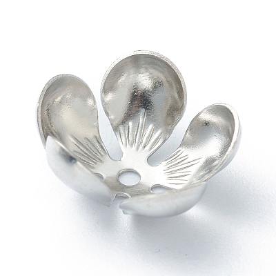 Non-Tarnish 304 Stainless Steel Bead Caps STAS-H149-31P-1