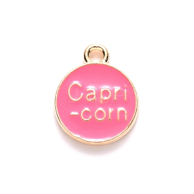 Alloy Enamel Pendants X-ENAM-S124-01B-03E-1