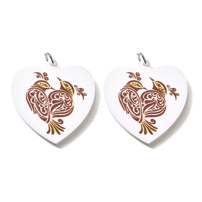 Printed Acrylic Pendants FIND-B045-01-1