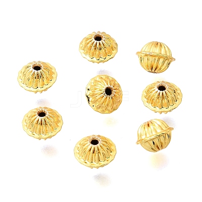 Brass Beads KK-C258-01G-1