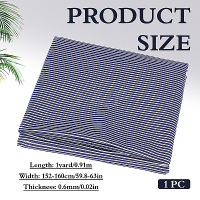 1Yard Stripe Pattern Polycotton Fabric DIY-MA0007-31E-1