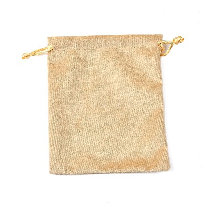 Velvet Jewelry Drawstring Storage Pouches ABAG-P013-02B-09-1