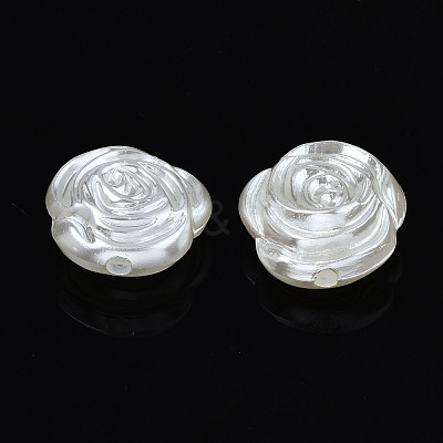 ABS Plastic Imitation Pearl Beads OACR-N008-142-1