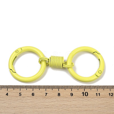 Alloy Spring Gate Clasps PALLOY-Q009-01F-1