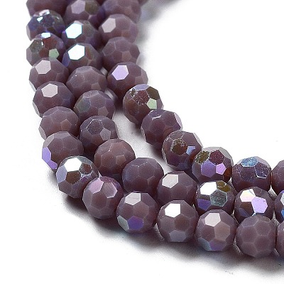 Opaque Glass Beads Strands EGLA-A035-P4mm-L11-1