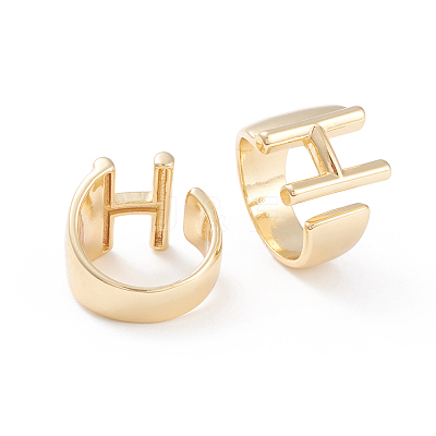 Brass Cuff Rings RJEW-L097-06H-1