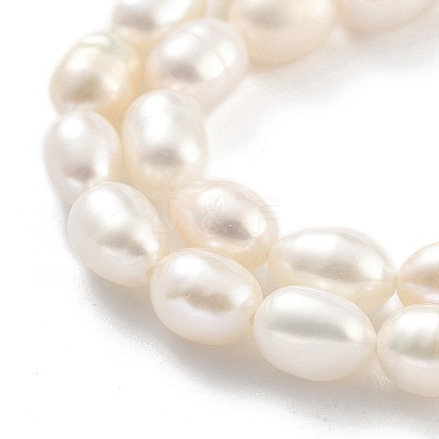 Natural Cultured Freshwater Pearl Beads Strands PEAR-P062-06D-1
