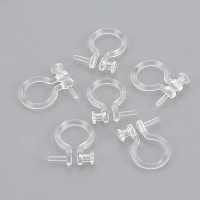 Plastic Clip-on Earring Findings KY-S155-05-1