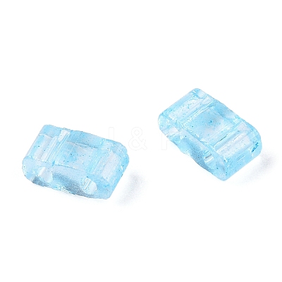2-Hole Glass Seed Beads SEED-T003-01B-10-1