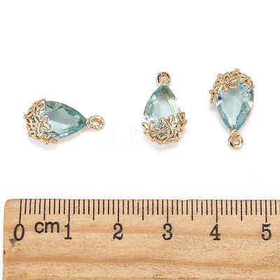 Transparent Glass Pendants X-GLAA-T007-05C-1