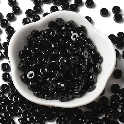Opaque Colours Glass Seed Beads SEED-E001-P3x6mm-10-1