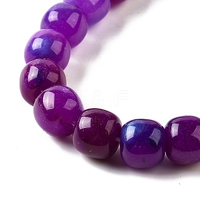 Natural Dyed White Jade Beads Strands G-U023-B03-01-1