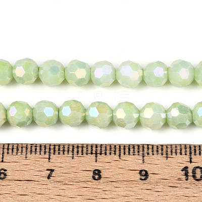 Anti-Tarnish Electroplate Glass Beads Strands EGLA-T021-6mm-15-10-1