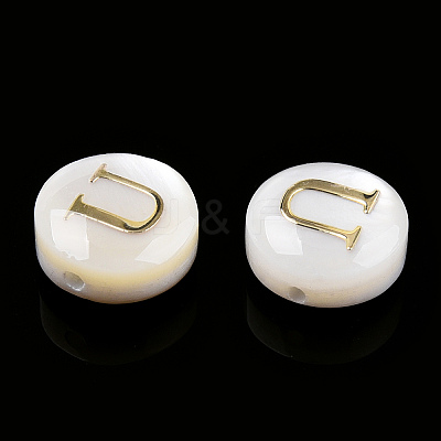 Natural Freshwater Shell Beads SHEL-N036-01U-1