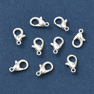 Zinc Alloy Lobster Claw Clasps X-PALLOY-R042-301-S-NF-1