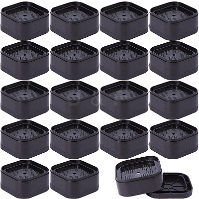Plastic Washing Machine Leg Floor Protectors AJEW-WH0606-87A-1