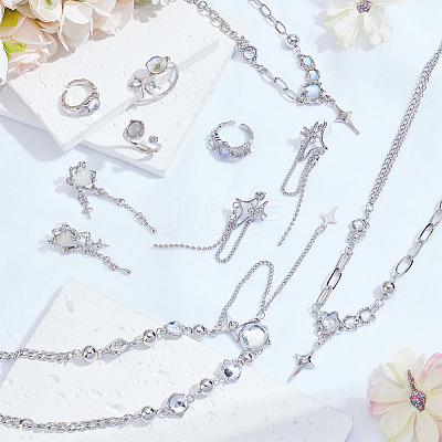 Jewelry Sets SJEW-BM0001-01-1