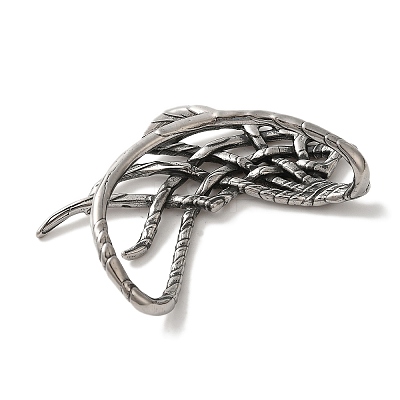 316 Surgical Stainless Steel Cuff Earrings EJEW-E300-23AS-01-1