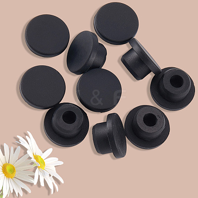 10Pcs Silicone Hole Plugs AJEW-GF0011-66C-1