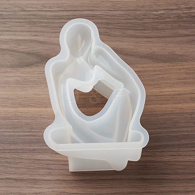 DIY Thinker Figurine Candle Silicone Statue Molds SIMO-B003-01B-1