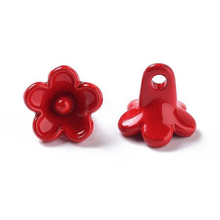 Spray Painted Alloy Charms PALLOY-H134-37-1