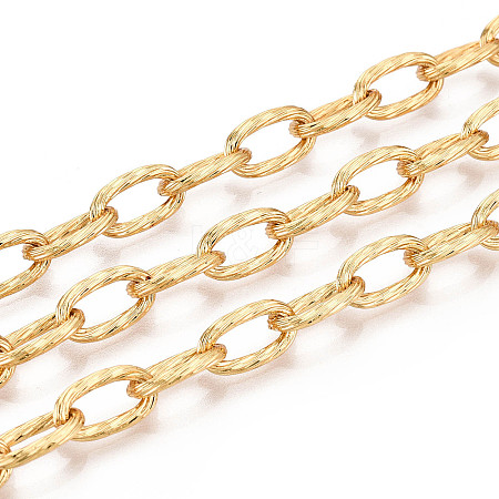 Brass Cable Chains CHC-T018-27G-1