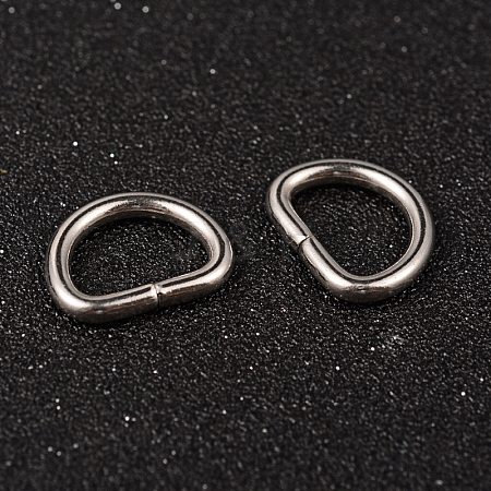 Tarnish Resistant 304 Stainless Steel D Rings STAS-G130-54P-1