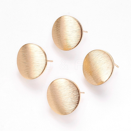 Brass Ear Stud Findings LS-X-KK-S336-16G-1