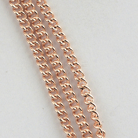 Brass Twisted Chains CHC-S096-RG-1
