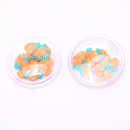 PVC Plastic with Resin Cabochons KY-CJC0004-04D-1