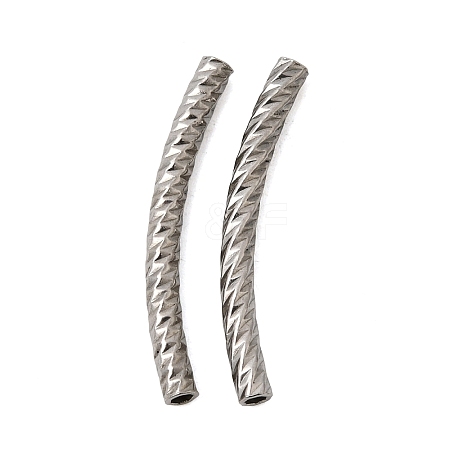 304 Stainless Steel Tube Beads STAS-B128-13A-P-1