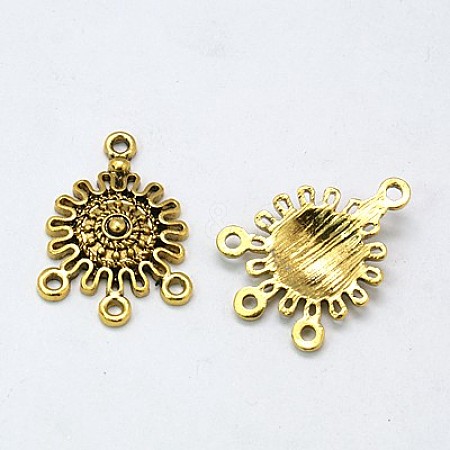 Tibetan Style Alloy Chandelier Components Links X-GLF0145Y-1
