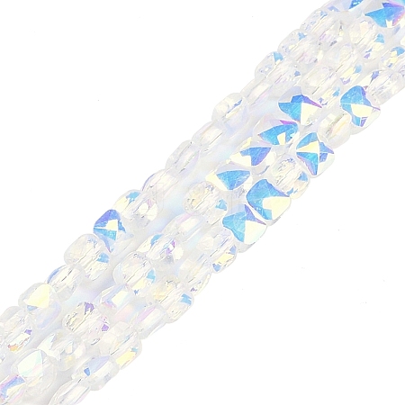 Electroplate Glass Beads Strands EGLA-B007-02A-AB01-1