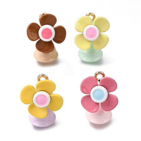 Alloy with Enamel Pendants AL-CBAA9CA-01G-1