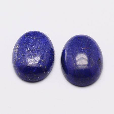 Dyed Oval Natural Lapis Lazuli Cabochons LS-G-K020-20x15mm-02-1