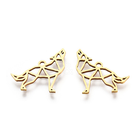 201 Stainless Steel Pendants STAS-N091-164LG-1