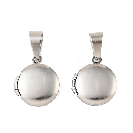 316 Stainless Steel Locket Pendants STAS-K321-11A-P-1