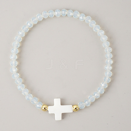 Bohemian Glass Beads Stretch Bracelets LS-KO2121-8-1
