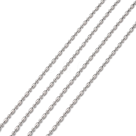 304 Stainless Steel Ball Chains CHS-A002D-1.5mm-1