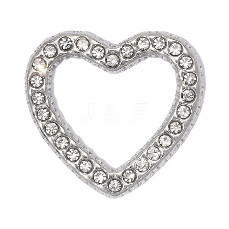 304 Stainless Steel with Crystal Rhinestone Pendants RB-OY001-14P-02-1