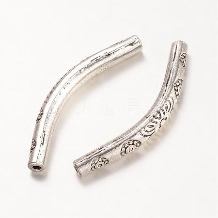 Tibetan Style Alloy Tube Beads PALLOY-K226-02AS-1