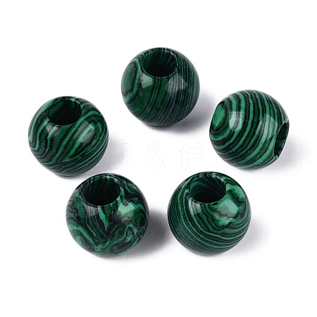 Synthetic Malachite Beads G-Q608-05J-1
