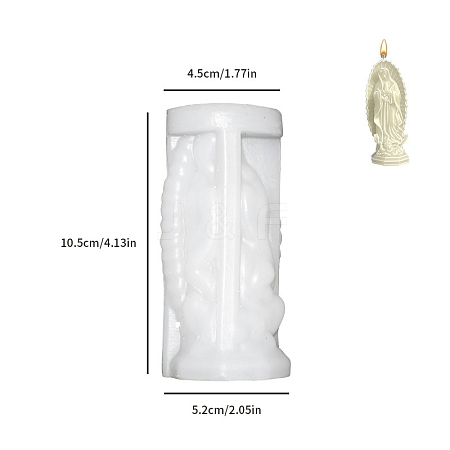 Goddess DIY Silicone Candle Molds PW-WGEB249-01-1