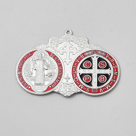 Tibetan Styles Alloy Big Pendants FIND-WH0173-334C-03-1