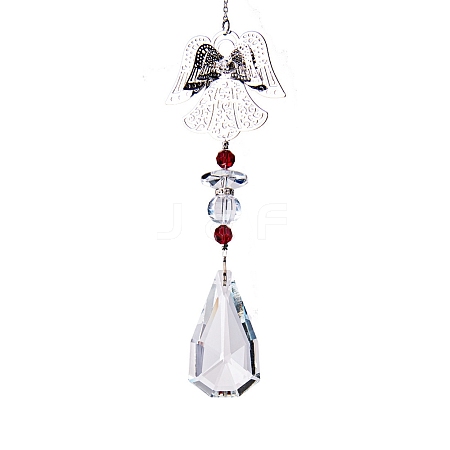 Faceted Teardrop Glass Suncatchers PW-WGFB1DA-03-1