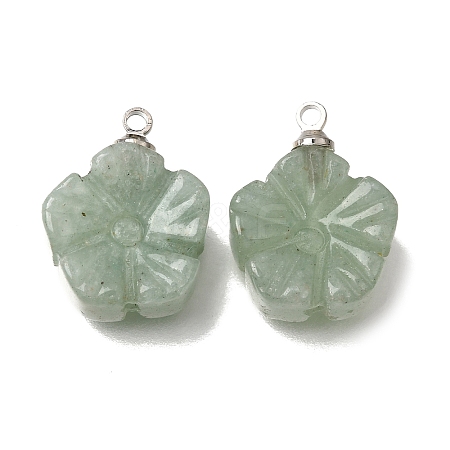 Natural Green Aventurine Pendants GG-CBA487A-01P-04-1