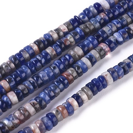 Natural Sodalite Beads Strands G-I265-04-1
